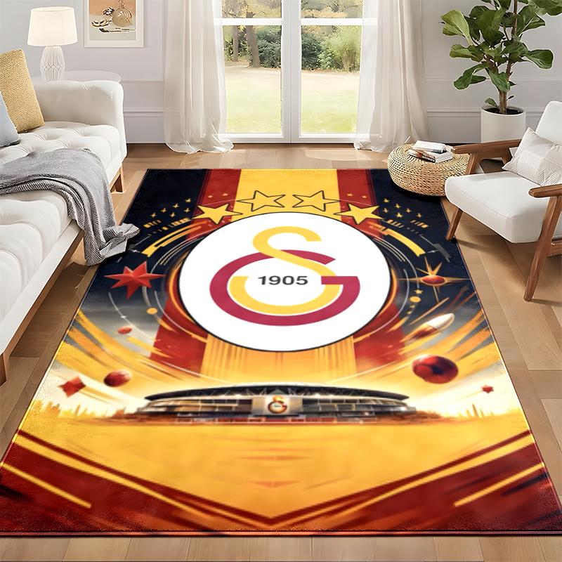Galatasaray Carpet Door Mat for Living Room or Bedroom Protective Mat Under Chair Office Decoration Christmas Gift Birthday Present