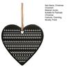 Funny Hidden Swear Christmas Ornament Heart Shaped Hidden Message Decor for Christmas Tree Novelty White Elephant Gag Gift Prank Party Supplies