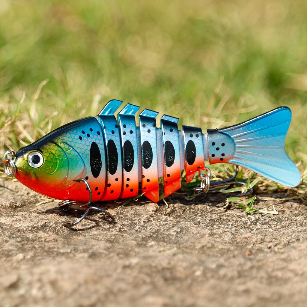 Fishing Lure Multi Jointed Hard Bait Artificial Bait Wobblers 6 Segments Swimbait Jigging Lures