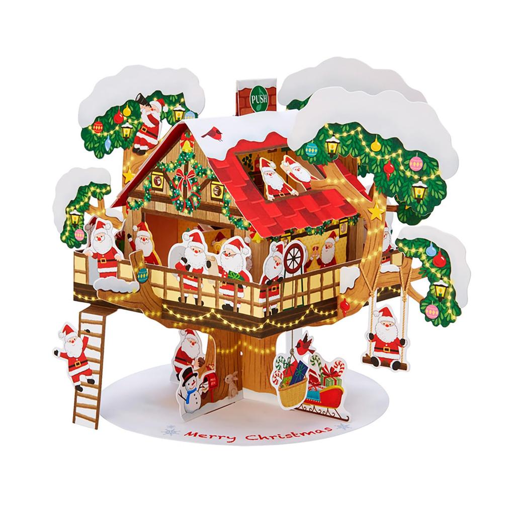 Sanrio Christmas Light Melody Treehouse Message Greeting 440116 Card, & Card, Card, Card, JXPM31-4,