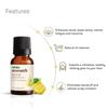 Vasu Lemon Essential Oil 10ML - Pure Natural Aromatherapy, Relaxation, Skin & Body Care Oil