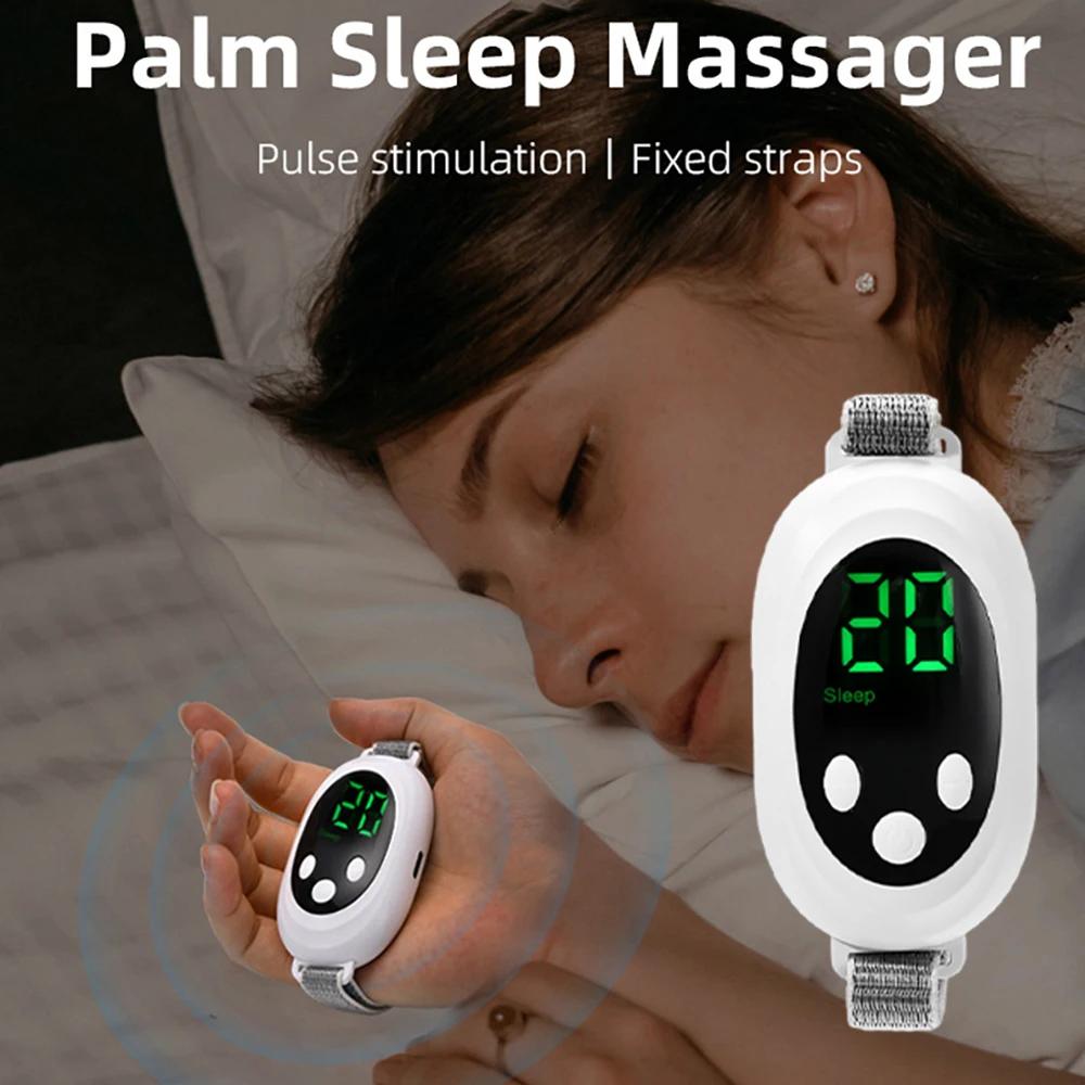 CES Sleep Aid Device Microcurrent Pulse Fast Sleeping Instrument Ear Clip Sleep Device Relax Anxiety Insomnia Hypnosis Soothing