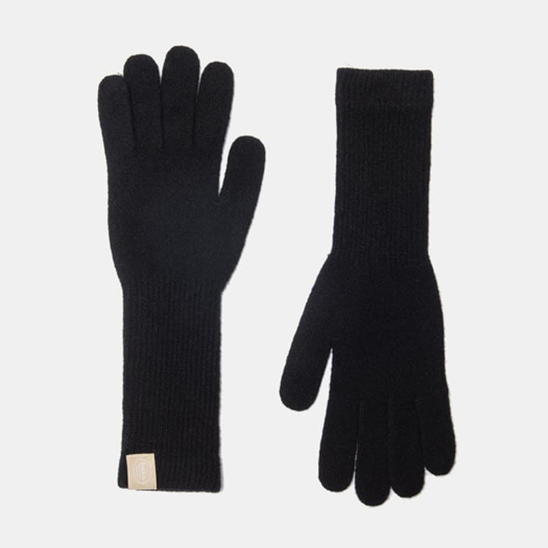 Halden Basic Long Wool Gloves (G003_black)