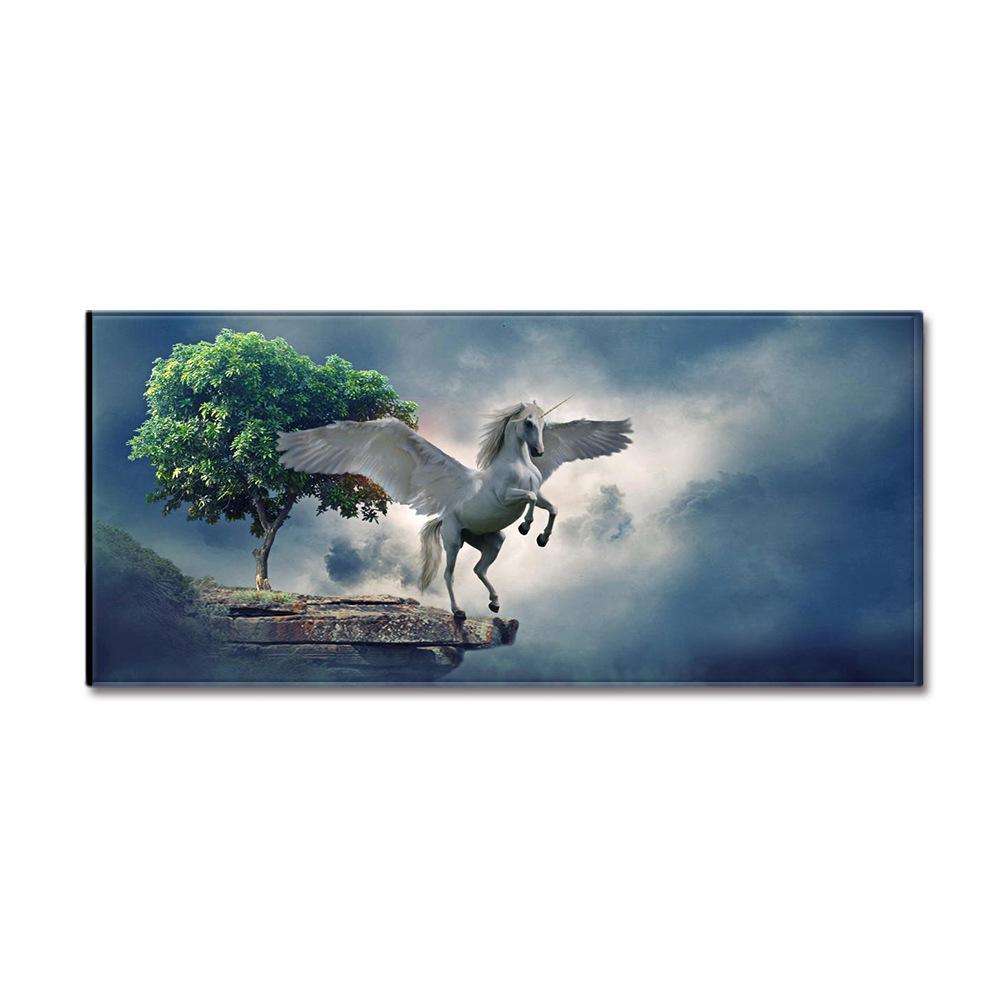 Unicorn Carpet Long Floor Mat Love Theme Doormat