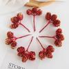 1/3pcs Artificial Plant Golden Fake Pine Nut For Festival Tree Decor Wreath Accessory Wedding Home Wall Hanging Photography Prop