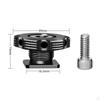 Camera Shoe Mount Adapter Photography Video Accessory with Double 1/4" Screw Holes