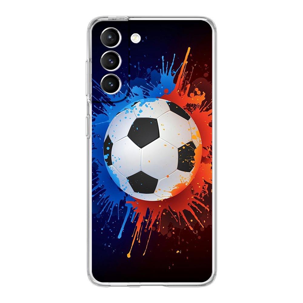 Frankreich Flagge Fußball Paris Handyhülle Für Samsung Galaxy S22 5G S20 Ultra S21 FE 5G S10E S9 S8 S10 Plus Note 20 10 Klare Hülle