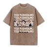 Anime Jujutsu Kaisen T-skjorter Vintage Vasket T-skjorte Harajuku Oversize Bomulls-T-skjorte Bomull Mote Streetwear Unisex Topp