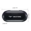 Bilglasögonhållare Box Solglasögon Förvaringsfodral Solskyddsklämma Kortorganisatör För Ford Mustang 2006 2007 2008 2009 2016 2017 GT Gitarr Eleanor Plektrumskydd
