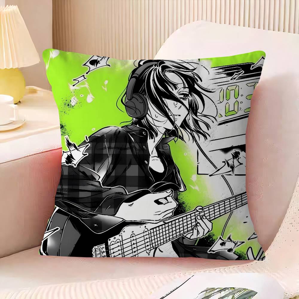 

A-Aya Oosawa Koga M-Mitsuki Cushion Cover Inches Farmhouse Decor Home Throw Pillow Covers For Couch Decorations 16x16Inch
