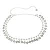 Bohemian Ethnic Style Waist Chain with Shaking Metal Coins Adjustable Length Belt Stylish Body Jewelry for Festivals