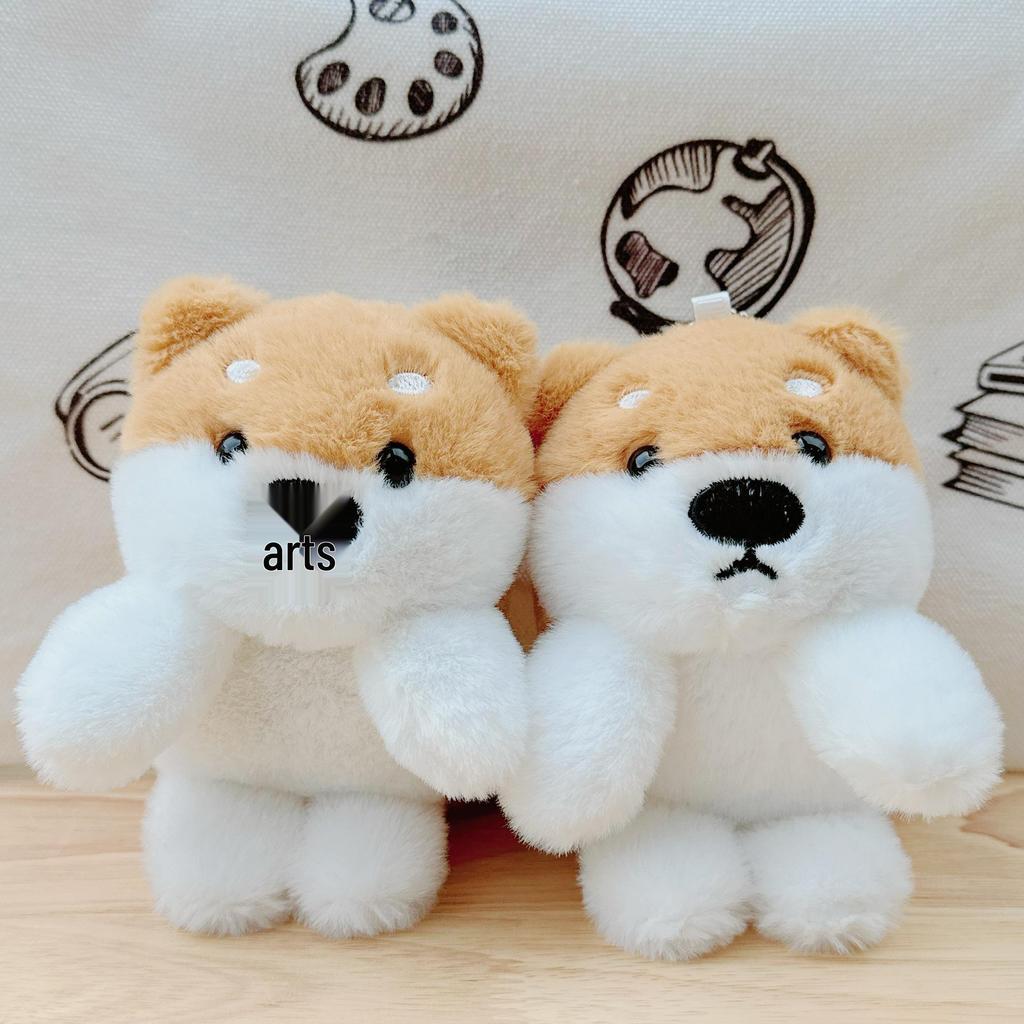 Husky Hund Plüsch Schlüsselanhänger - Niedlicher Cartoon Welpe Taschenanhänger Puppe