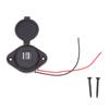 3.1A Dual Usb Charger Socket Car Charger Dual Waterproof Adapter Power Socket