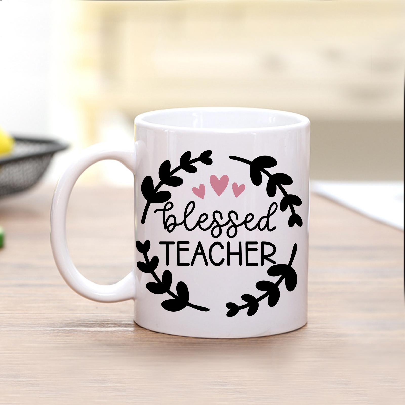 

3d Print 11oz Sublimation Ceramic Tea Cup Coffee Mug Different Design Images Kitchen Drinkware Leaf Pattern Teachers Day Gifts 301-400ml