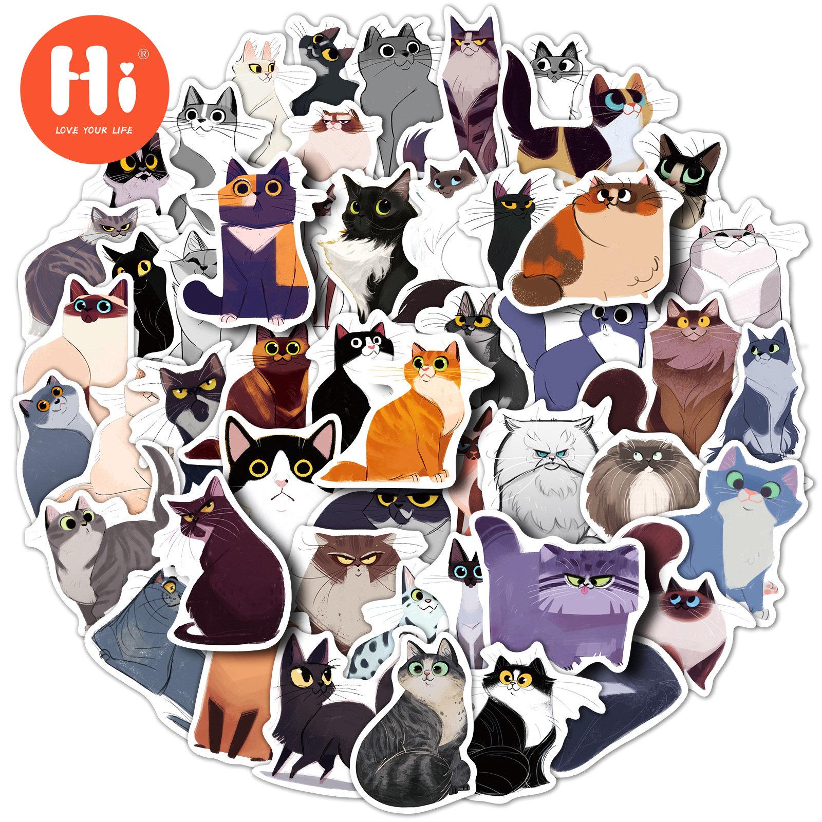 

50 шт. новые наклейки, милые наклейки для ноутбука, наклейки для мобильных телефонов