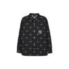 MLB New York Yankees Letter Logo Loose Fit Single-Breasted Long Sleeve Shirt Unisex Shirts 3AWSM0231-50BKS
