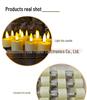 Rechargeable LED Candle Lamp with Remote Control Timer for Halloween Decoration