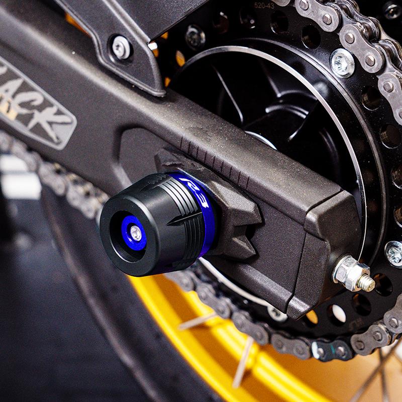 For Yamaha R3 YZF-R3 Yzfr3 2015-2022 2023 2024 2025 Motorcycle Accessories Front Rear Wheel Axle Fork Crash Slider Protector R3