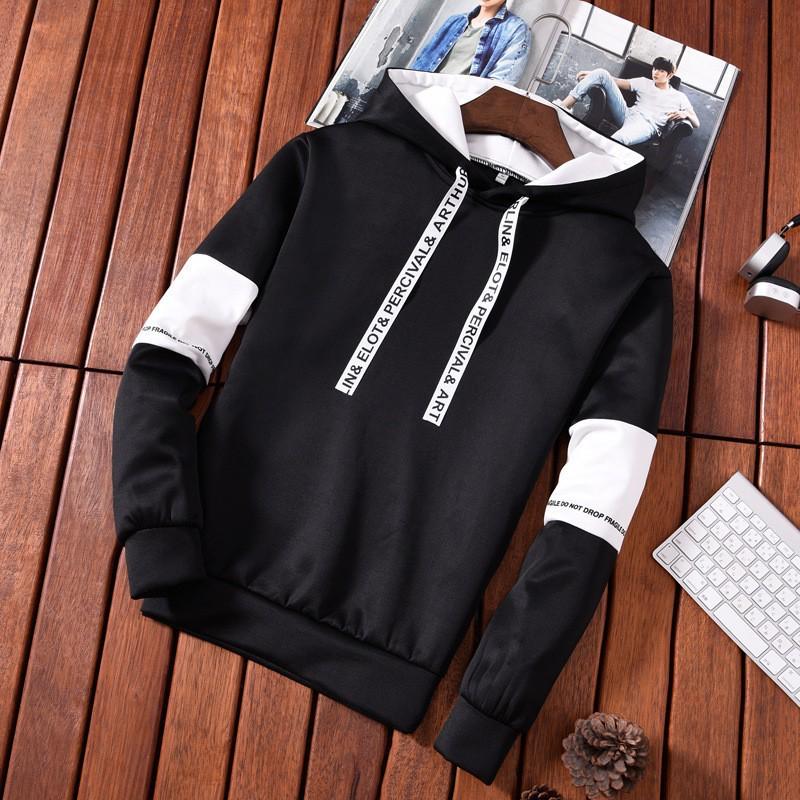 Herren Trendiger Frühling & Herbst Freizeitanzug: Stilvolles koreanisches Pullover- & Jacken-Set