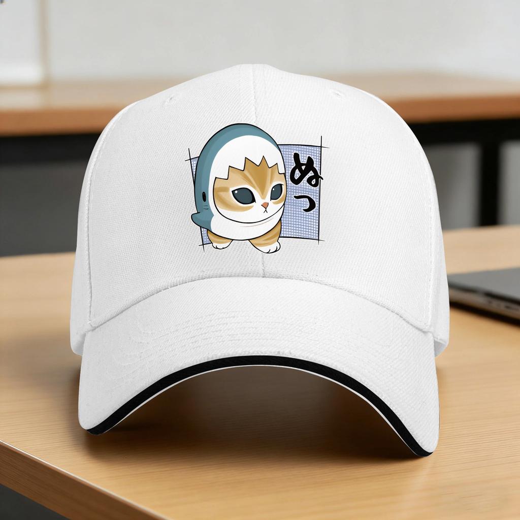 Sharks and Kittens Sun Baseball Cap  Summer Fashion Hip Hop Hats For Couple Women Outdoor Sports Baseball Caps