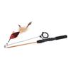 Cat Fishing Pole Toy Bite Resistance Multifunctional Cat Feather Teaser Wand Toy for Cats