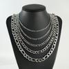 New Stainless Steel Titanium Steel NK3:1 Chain Chain American Vintage Hip Hop Cuban Punk Necklace