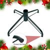 Metal Christmas Tree Stand Folding Xmas Tree Stand Base for Artificial Christmas Trees Fits 0.75-1.25 Inch Pole