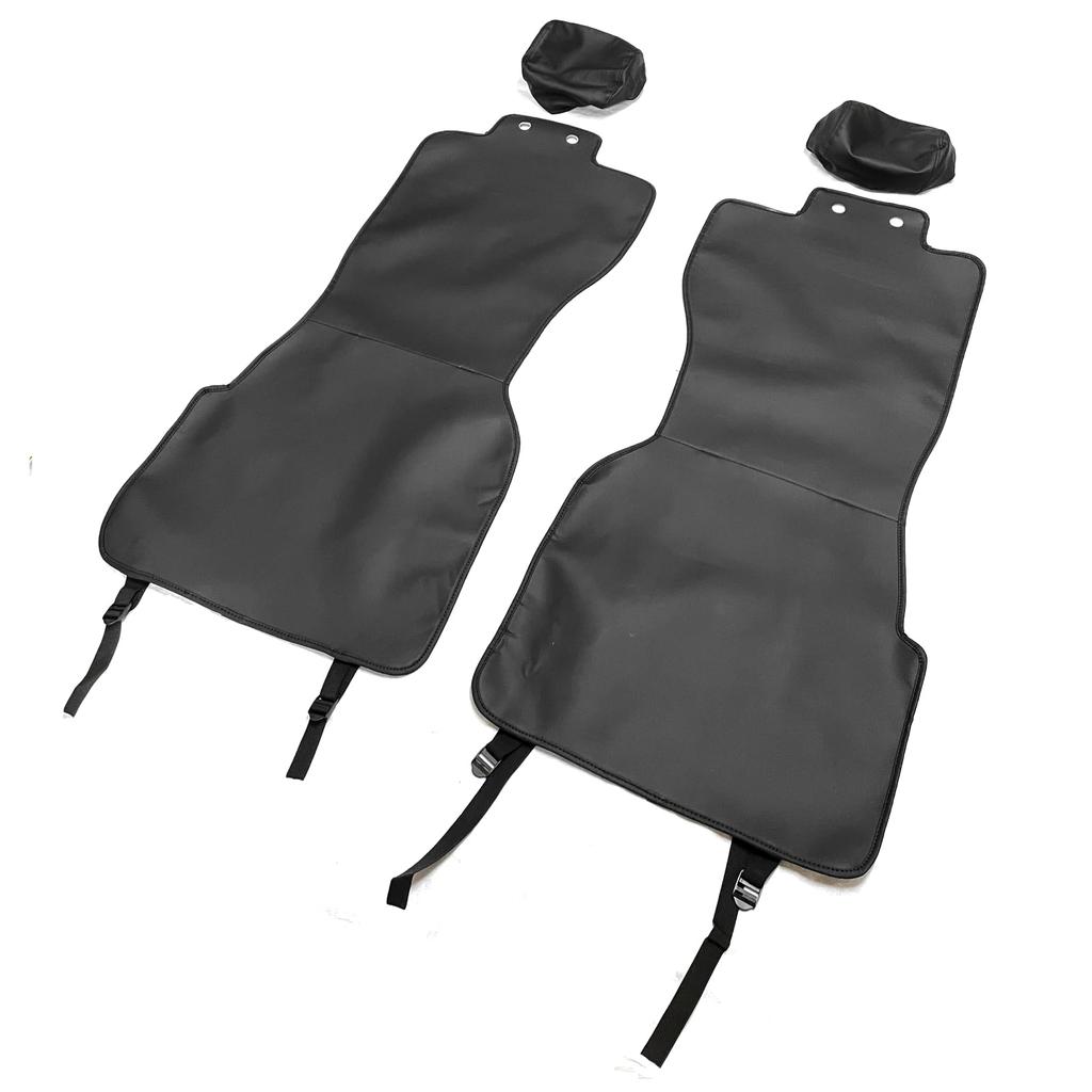 CGP Rear Seat Seat Covers for NBOX Separate Pillow Synthetic Covers, Stain-Resistant, Second-Row JF5/JF6, Covers, Leather, Black, CGP-HN21-H7305