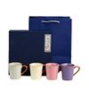 Ru Kiln Four Seasons Handle Cup Ceramic Household Kung Fu Tea Set Anti-Scalding Hand Tea Cup Small Tea Coffee Cup Gift Box