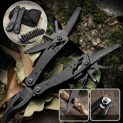 Multi Tool Pliers Folding Pocket Camping Outdoor Survival Screwdriver Hunting