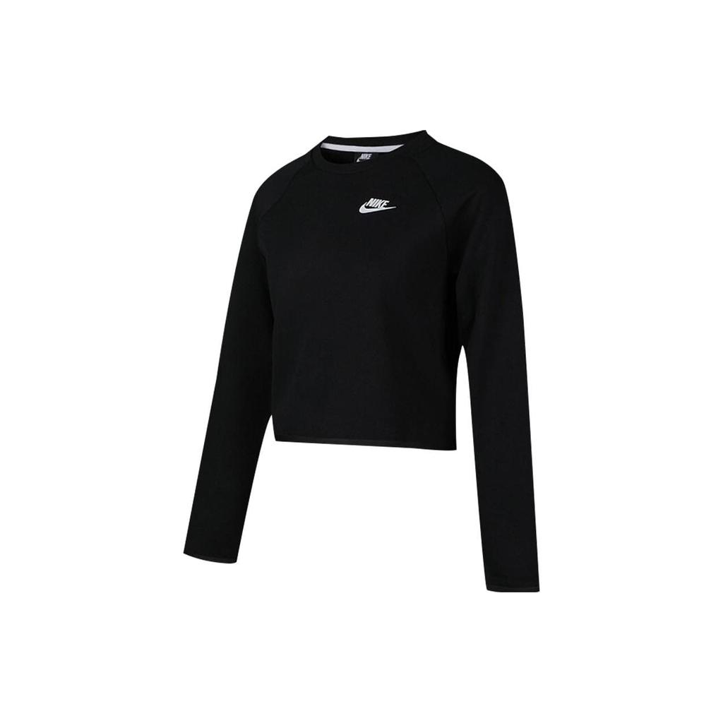 Nike Sweatshirts Women's Black Crew Neck Moderate Regular BV3452-010