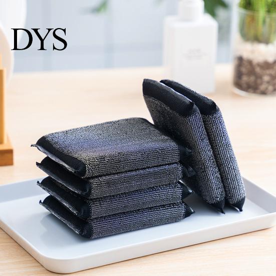 Grime Cleaning Cloth 6Pcs Stainless Steel Wire Dish Cookware Non-abrasive Sponge Wipes Dirt All-Purpose Scrub Pads Heavy-duty Kitchen Sponges Grease