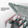 Plastic Tool Parts Box Storage Screw Box Tool Classification Electronic Drill Bit Accessories Thickened Grid Box