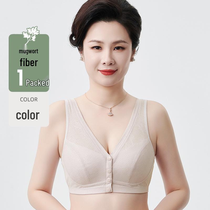 Mugwort Mama Wire-Free Front Closure Plus Size Summer Bra 3XL