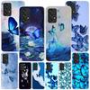 Blauer Schmetterling Schönes Flügel-Handyhülle für Samsung Galaxy A17 A37 A57 A16 A26 A36 A56 A15 A14 A13 A55 A54 A53 A35 A34 A33 A25