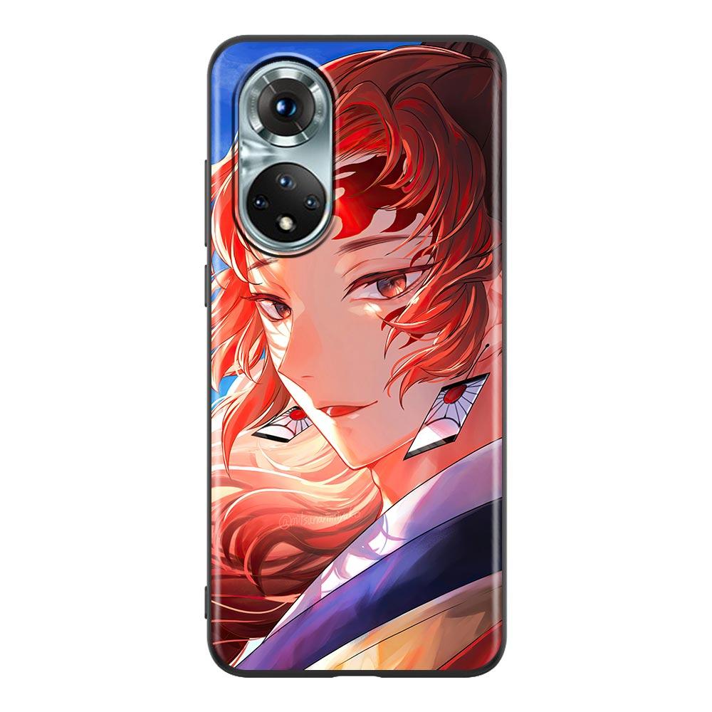 Demon Slayer Kimetsu No Yaiba Cartoon Phone Case For Honor X8 60 8X 9X 50 30i 21i 20 9A Play Nova 8i 9 SE Y60 Magic4 Pro Lite 5G