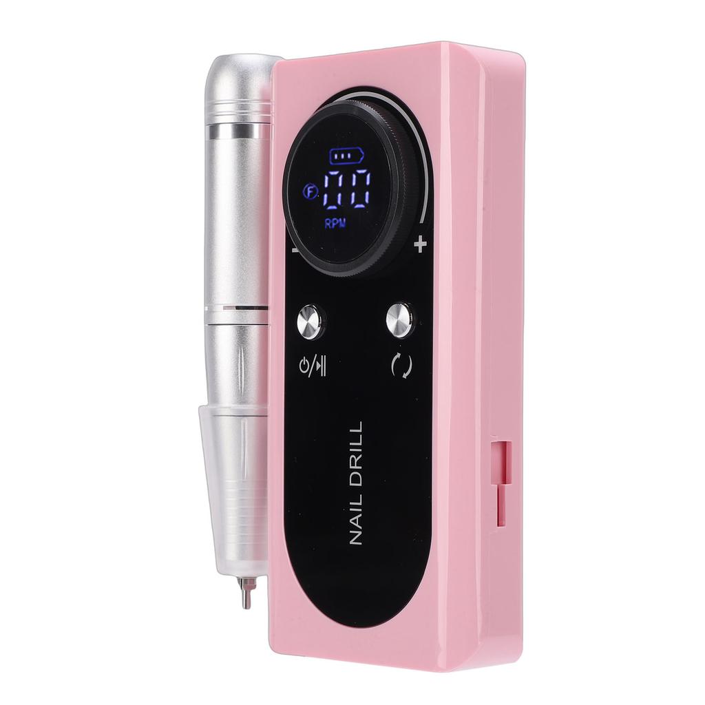 Professional Electric Nail Drill 45000 RPM Cordless Nail File Machine Rechargeable for Shaping Polishing Removing Gel
