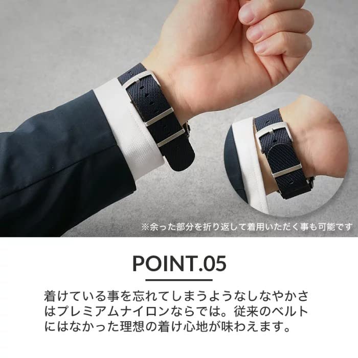[MOD] PREMIUM NYLON STRAP Premium Nylon Strap 20mm Wide Belt Nylon Belt Twill Seatbelt NATO Type NATO Belt NATO Band Watch Strap Watch Strap Replaceme