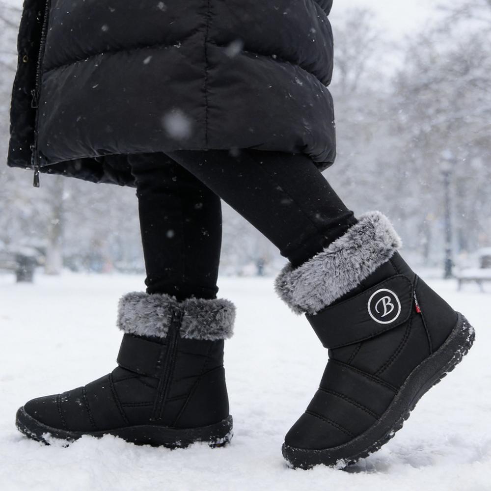 Winter-Schneestiefel, Damenstiefel, wasserdichte Stiefel für Damen