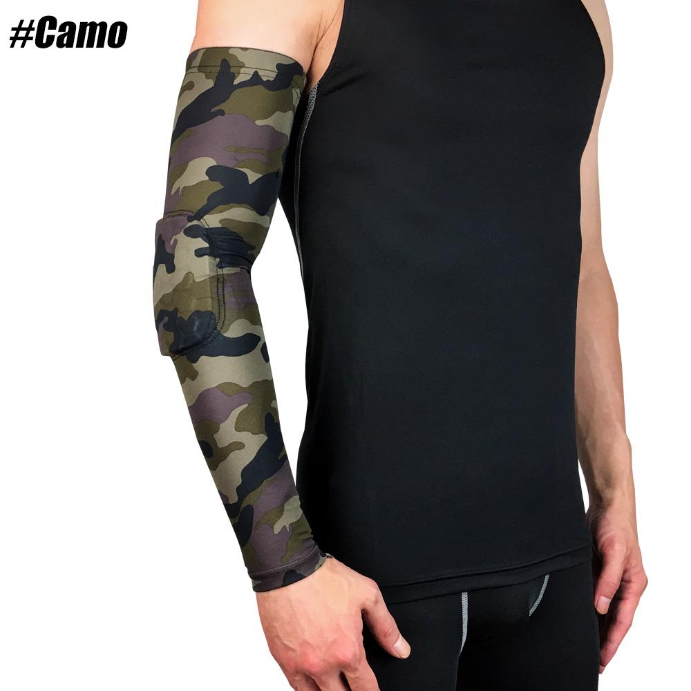 1Pcs Arm Elbow Forearm Sleeves for Workout,Honeycomb Crashproof Arm Elbow Pads for Youth Adult Sports Football Basketball Hiking