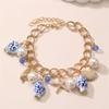 Oceanic Shell Starfish Handmade Women Bracelet With Geometric Design For Casual Wear