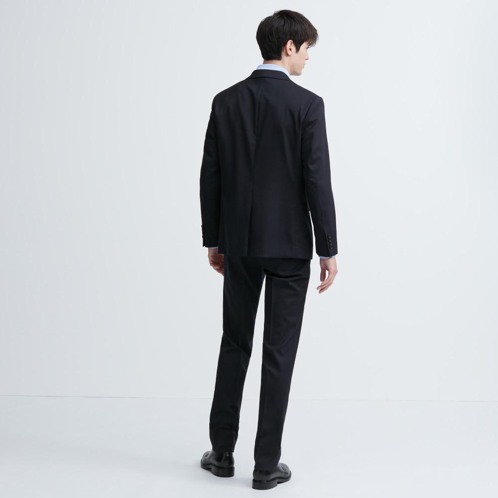 Uniqlo Japan Stretch Wool Slim Jacket  Can Be Set Up 