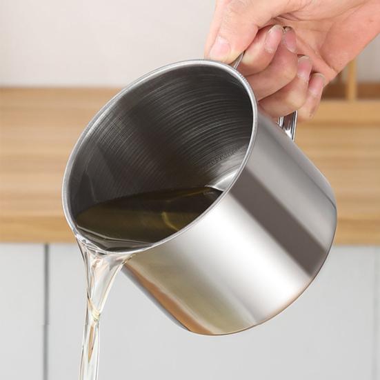 Contenitore Brocca in Acciaio Inossidabile per Olio con Filtro Lattina per Conservazione Olio da Cucina Gadget da Cucina per Conservazione Olio da Cucina Filtraggio
