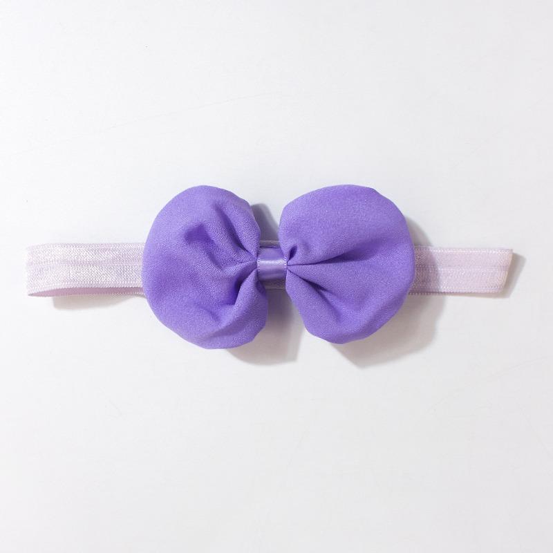Children's headband hair accessories, chiffon bow elastic headband, newborn baby headband flower headscarf