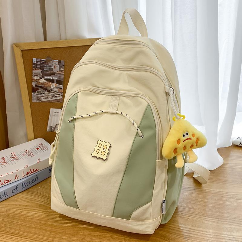 Children's Schoolbag Elementary School Girl Junior High School Student High School Student Splicing Backpack Fashion Backpack