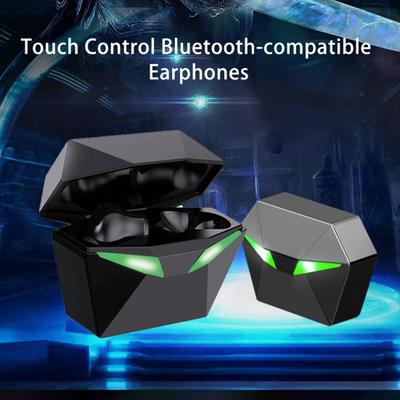 KW01 Kabellose Kopfhörer mit Ladecase 45ms Geringe Latenz HiFi-Sound Dual-Modus Stereo Bluetooth-kompatibel 5.3 Kopfhörer
