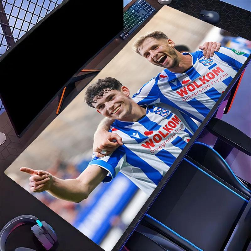 SC Heerenveen Mouse Pad, Large Gaming Desk Mat, Non-slip XXL Mousepad for Laptop & Tablet, Mini PC Playmat with Stitched Edges