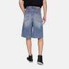 Lee SS25 Loose Fit Pleated Design Trendy Five-Point Denim Shorts Unisex shorts Light-Blue LUB009895203487A08125