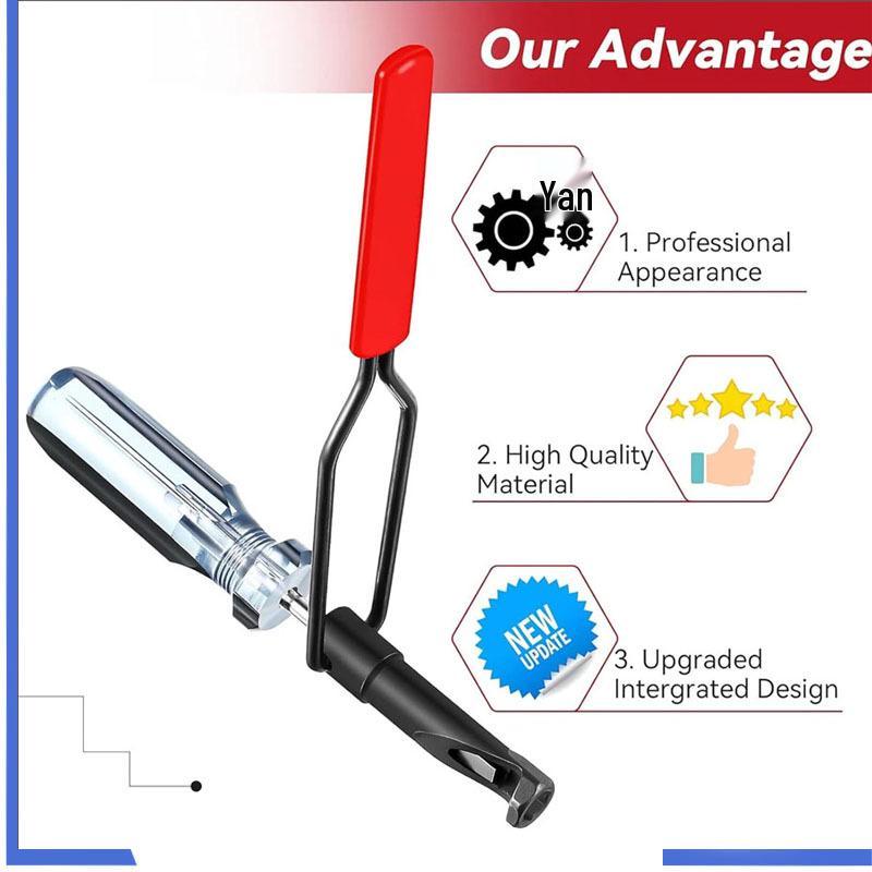 Stainless Steel Slotted Valve Adjustment Tool & Feeler Gauge for Car Repair