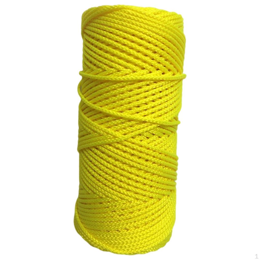 Finger Spool Line, Braided Polyester Cord for Boating And Towing Applications